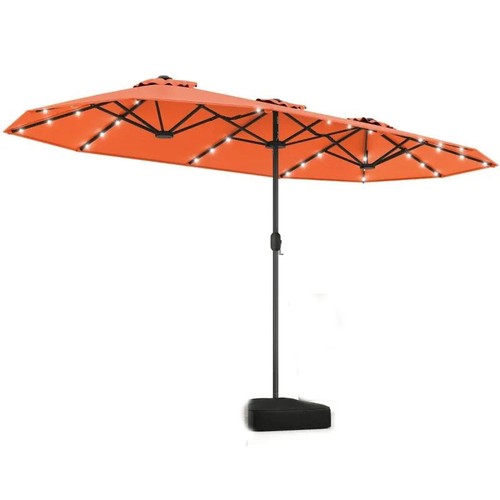 Parasol jardin double avec - parasol,