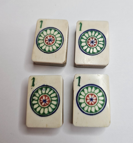 1920 30s mah jong bamboo - mah-jong,