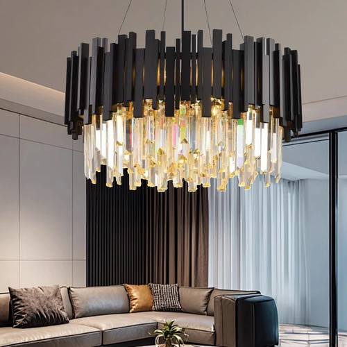 Lustres cristal moderne led - cristal,moderne,