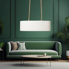 Lampe Suspendue En Textile