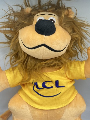 Peluche lion mascotte - lion, lcl