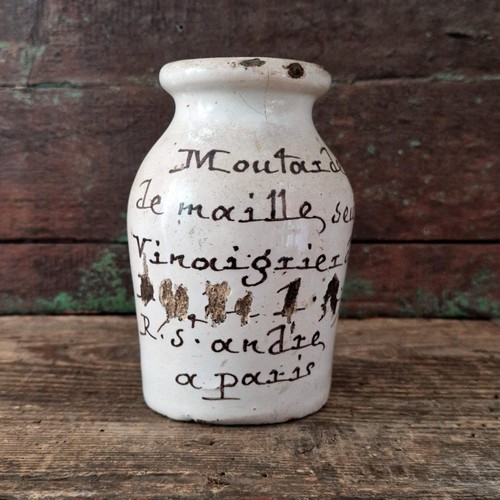 Rare pot moutarde - pot,