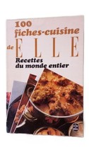 100 fiches cuisine de 'elle' tome 12 : recettes du monde entier | Bon état