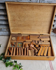 ANCIEN JEU DE CONSTRUCTION EN BOIS JFJ JOUET ENFANT