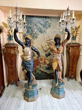 Pair of Antique Moor Floor Lamps Venetian 