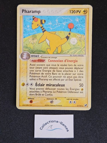Carte pokémon pharamp 115 - carte,