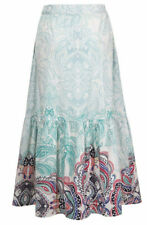 Ivko Jupe Prairie Boho Motif Blanc Cassé Bleu Crème 211753