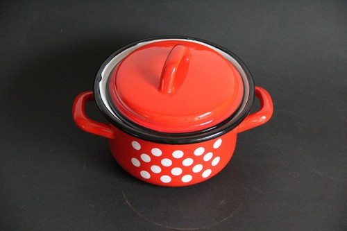 Petite marmite tole émaillée - petite,