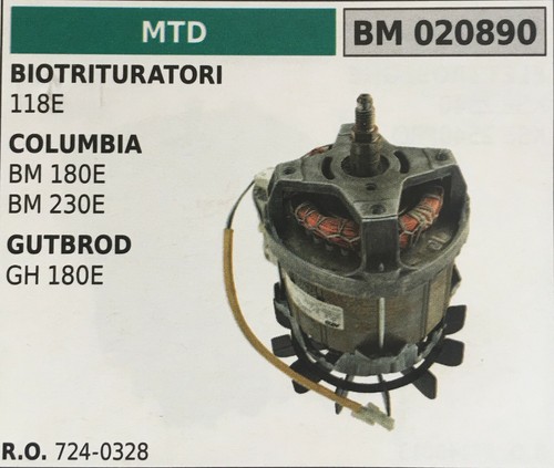 Moteur éléctrique brumar - moteur, mtd