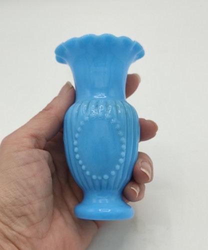 Petit vase opaline ancienne - petit,