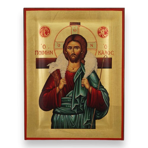 Icône christ bon pasteur - du,