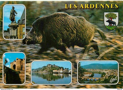 Carte postale ardennes - carte,