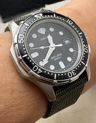 Montre homme seiko cadran - cadran, noir