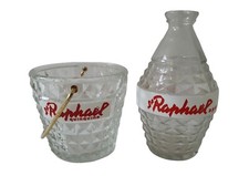 Lot Carafe + Seau A Glaçon Pub Saint Raphaël Quinquina Apéritif Collection 