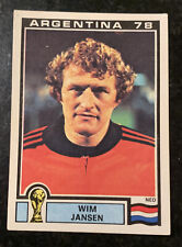 VIM JANSEN HOLLANDE N° 267 - IMAGE PANINI FOOT ORIGINALE ARGENTINA 78