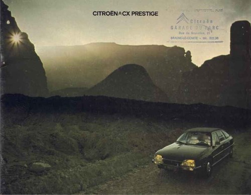 Catalogue brochure citroën - brochure, cx