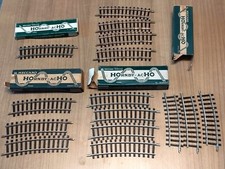 Train électrique lot  15 RAILS Meccano HORNBY AC  ho