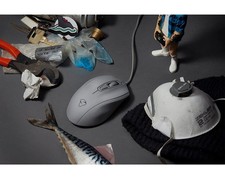Souris Mionix Gaming + Artists Castor Ailette Grise Optique USB PC 5000 DPI