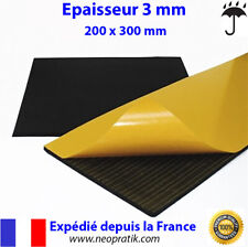 Plaque mousse adhésivée 200x300 mm (ép. 3 mm) anti-choc pour modélisme