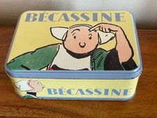 BOITE  EN  METAL  BECASSINE- à sucre 2007 vintage