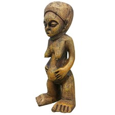  Femme Enceinte Africaine Figurine Statue De Table Ornements Maison
