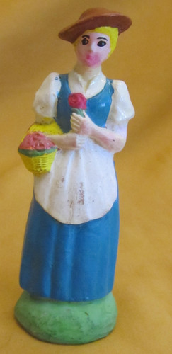 Santon crèche fleuriste