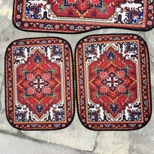 Tapis Voiture Moquette Orientale / Persan Motifs Couleur Rouge
