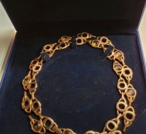 Magnifique collier double - collier, en