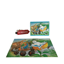 16⚜️ Ancien Puzzle Bibifoc en Afrique Complet 50 Pièces Vintage