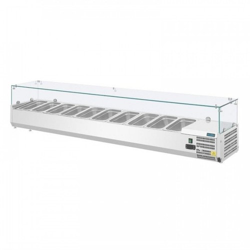 Vitrine inox réfrigérée - , à