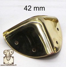 coins 42 mm laiton massif Luxe malle vintage louis vuitton goyard trunk brass