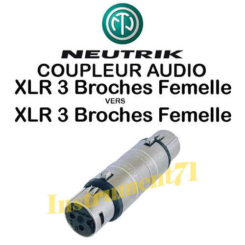 Adaptateur xlr femelle vers - adaptateur,