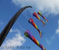 6m Mât Manches - Voler vers le haut to 7 Manches à air