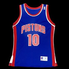 Maillot De Basketball Authentic Rodman Pistons NBA Jordan Bulls Pro Cut Game