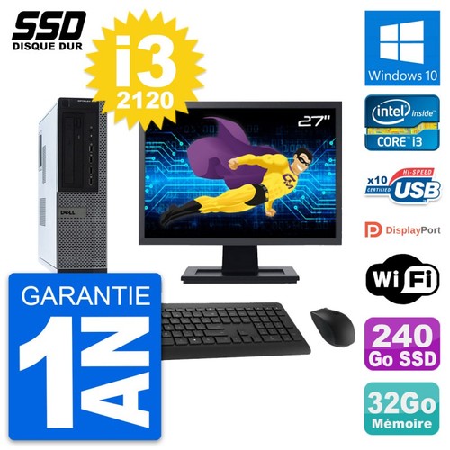 Dell 990 ecran intel - pc,