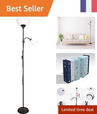 Élégante Lampe sur Pied VARESE - Lumière Douce pour Moments de Lecture, 178 cm