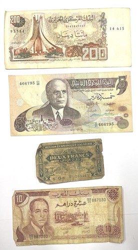 Lot billets banque algérie - lot,