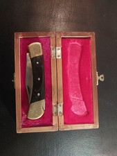  Unique : couteau Damas Golden Tiger En Coffret