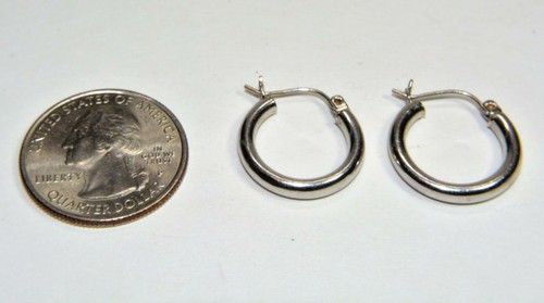Solide 14k blanc percé - 14k,