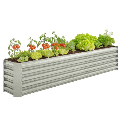 Outsunny carré potager 240 - carré,