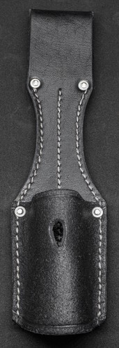 Porte baïonnette cuir noir - porte-baïonnette,