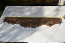 Sculture florale sur bois fruitié issue de petrin provençal panetière XVIII XIX