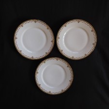 3 assiettes plates céramique