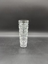 Vase verre moulé pressé