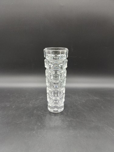 Vase verre moulé pressé