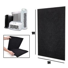 Extracteur de filtre �� charbon filtre �� charbon polyur��thane 100 cm * 100 cm