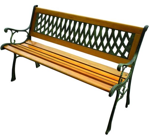 Banc fonte bois vigor regina - fonte/bois,