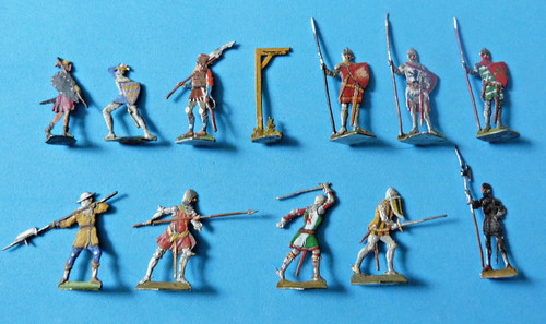 Plats étain zinnfiguren - plats, d'étain