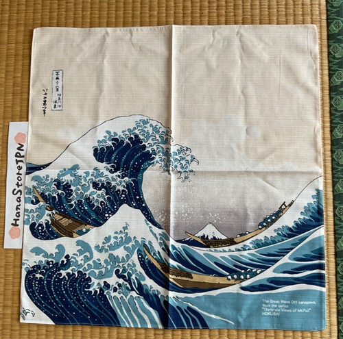 Foulard coton hokusai great - foulard,