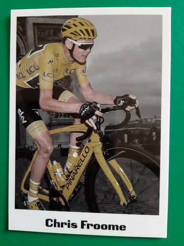 Cyclisme carte cycliste chris - carte,